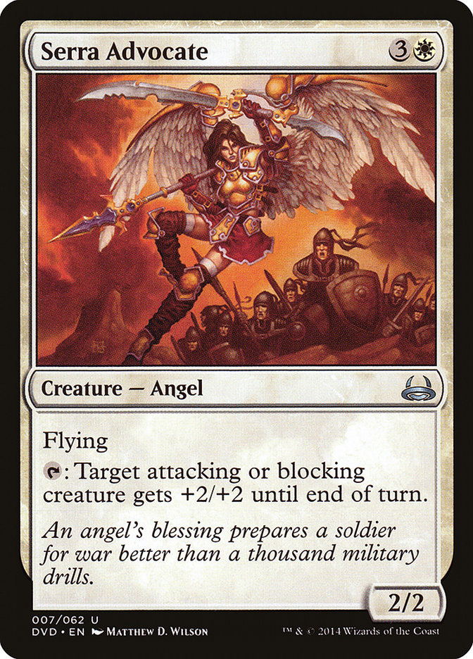 Serra Advocate (Divine vs. Demonic) [Duel Decks Anthology] | Tabernacle Games