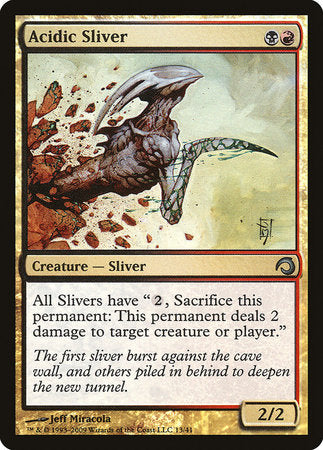 Acidic Sliver [Premium Deck Series: Slivers] | Tabernacle Games