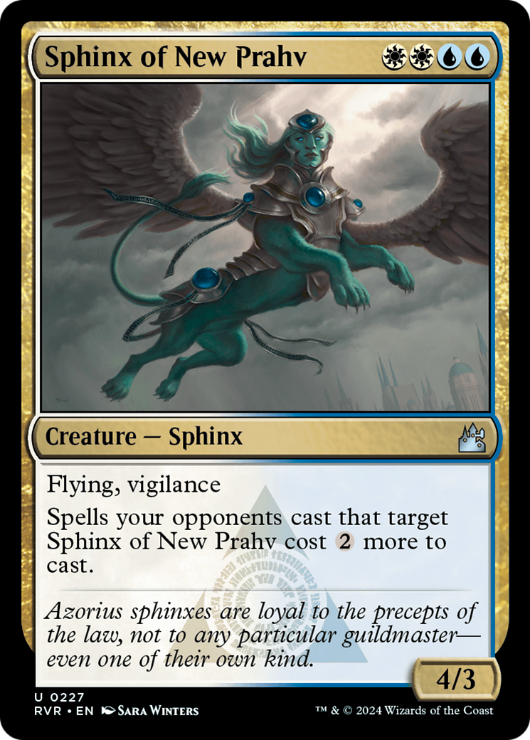 Sphinx of New Prahv [Ravnica Remastered] | Tabernacle Games