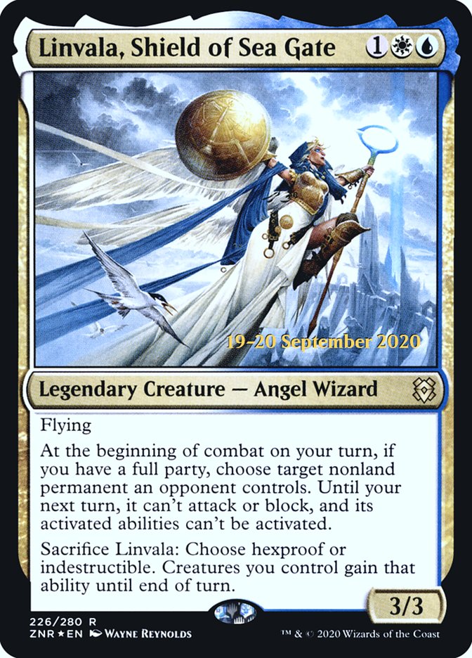 Linvala, Shield of Sea Gate  [Zendikar Rising Prerelease Promos] | Tabernacle Games