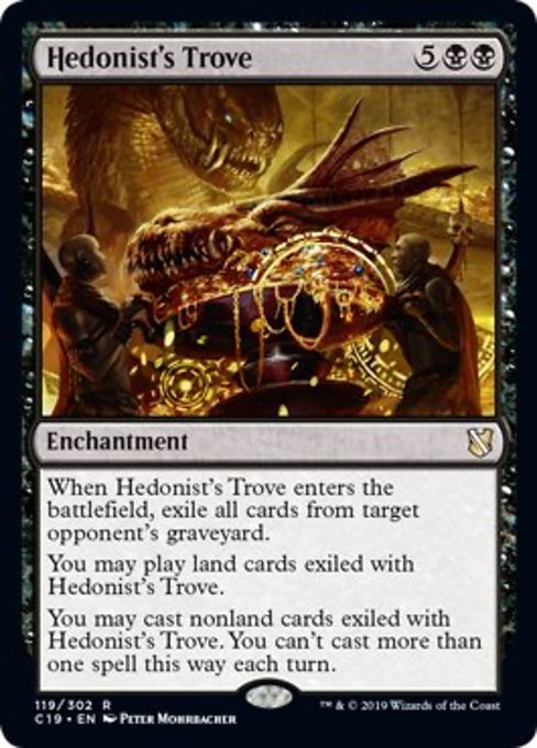 Hedonist's Trove [Commander 2019] | Tabernacle Games