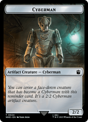 Alien // Cyberman Double-Sided Token [Doctor Who Tokens] | Tabernacle Games
