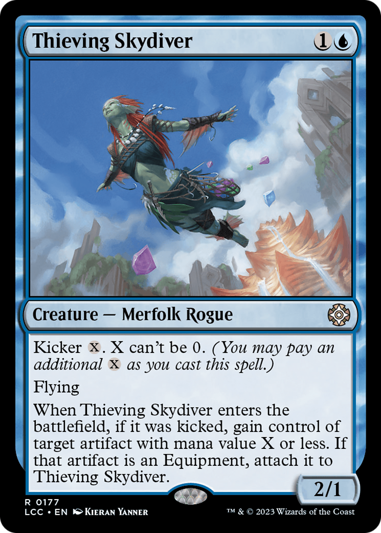 Thieving Skydiver [The Lost Caverns of Ixalan Commander] | Tabernacle Games