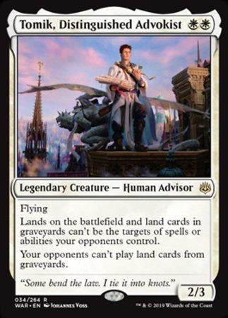 Tomik, Distinguished Advokist [War of the Spark] | Tabernacle Games