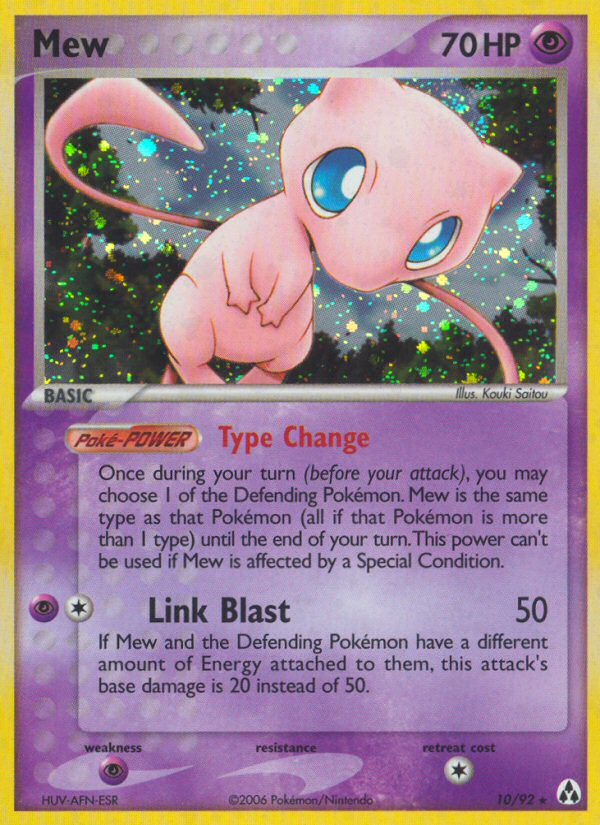 Mew (10/92) [EX: Legend Maker] | Tabernacle Games