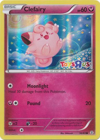 Clefairy (50/83) (Toys R Us Promo) [XY: Generations] | Tabernacle Games