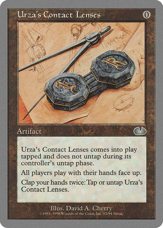 Urza's Contact Lenses [Unglued] | Tabernacle Games