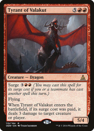 Tyrant of Valakut [Oath of the Gatewatch] | Tabernacle Games