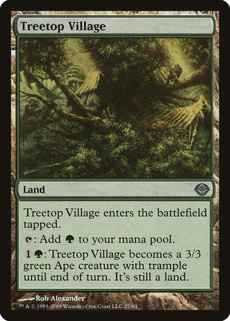 Treetop Village [Duel Decks: Garruk vs. Liliana] | Tabernacle Games