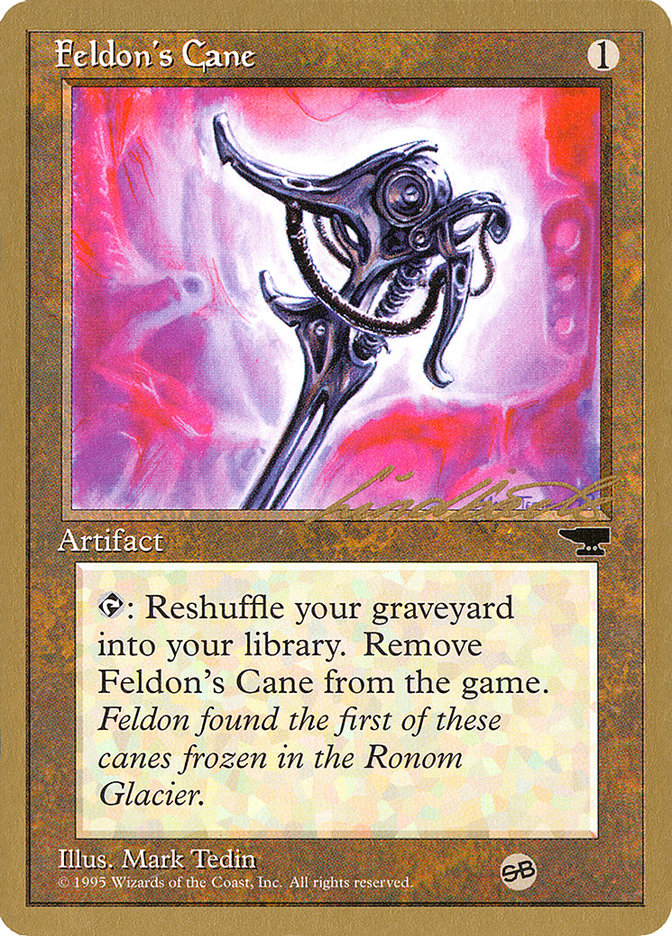 Feldon's Cane (Leon Lindback) (SB) [Pro Tour Collector Set] | Tabernacle Games