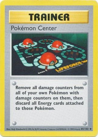 Pokemon Center (85/102) [Base Set Shadowless Unlimited] | Tabernacle Games