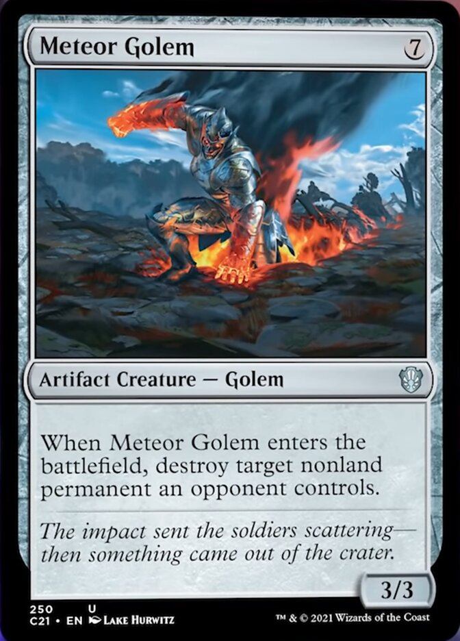 Meteor Golem [Commander 2021] | Tabernacle Games