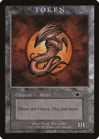 Sliver Token (Legions) [Magic Player Rewards 2003] | Tabernacle Games