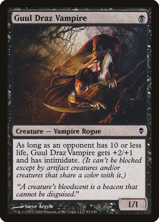 Guul Draz Vampire [Zendikar] | Tabernacle Games