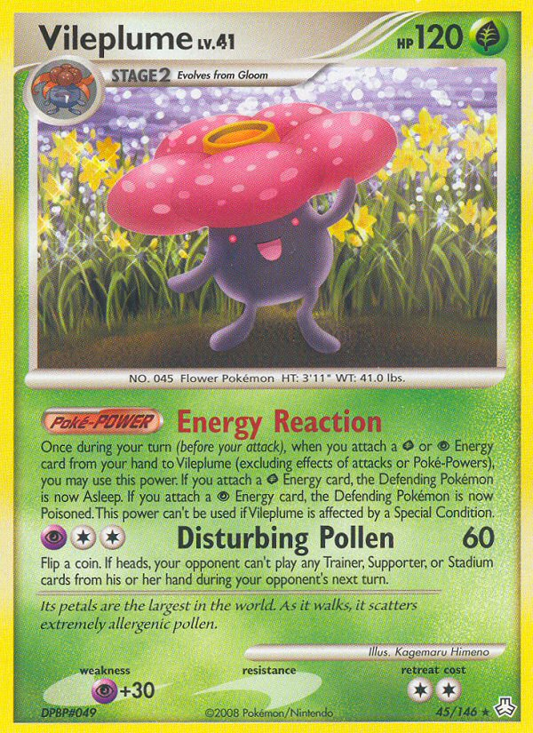 Vileplume (45/146) [Diamond & Pearl: Legends Awakened] | Tabernacle Games