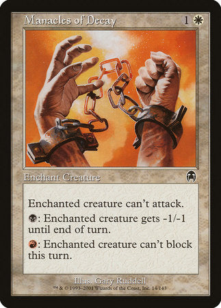 Manacles of Decay [Apocalypse] | Tabernacle Games