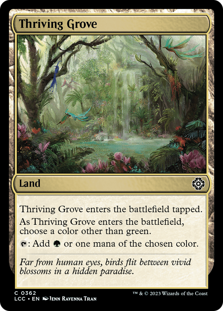 Thriving Grove [The Lost Caverns of Ixalan Commander] | Tabernacle Games