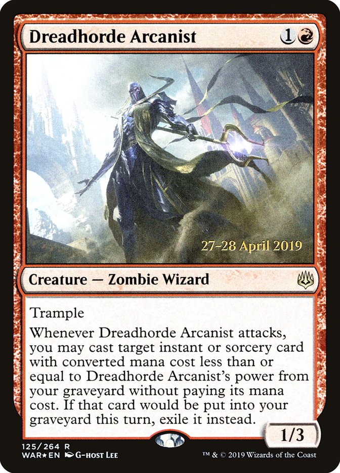 Dreadhorde Arcanist  [War of the Spark Prerelease Promos] | Tabernacle Games