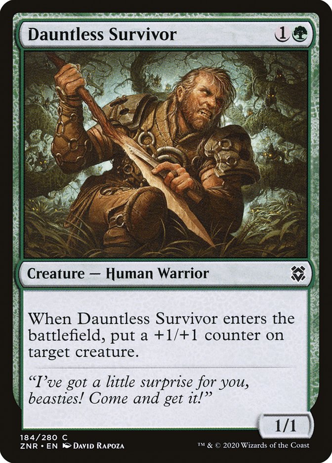 Dauntless Survivor [Zendikar Rising] | Tabernacle Games