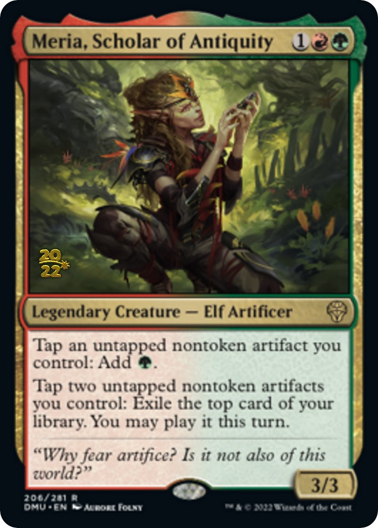 Meria, Scholar of Antiquity [Dominaria United Prerelease Promos] | Tabernacle Games