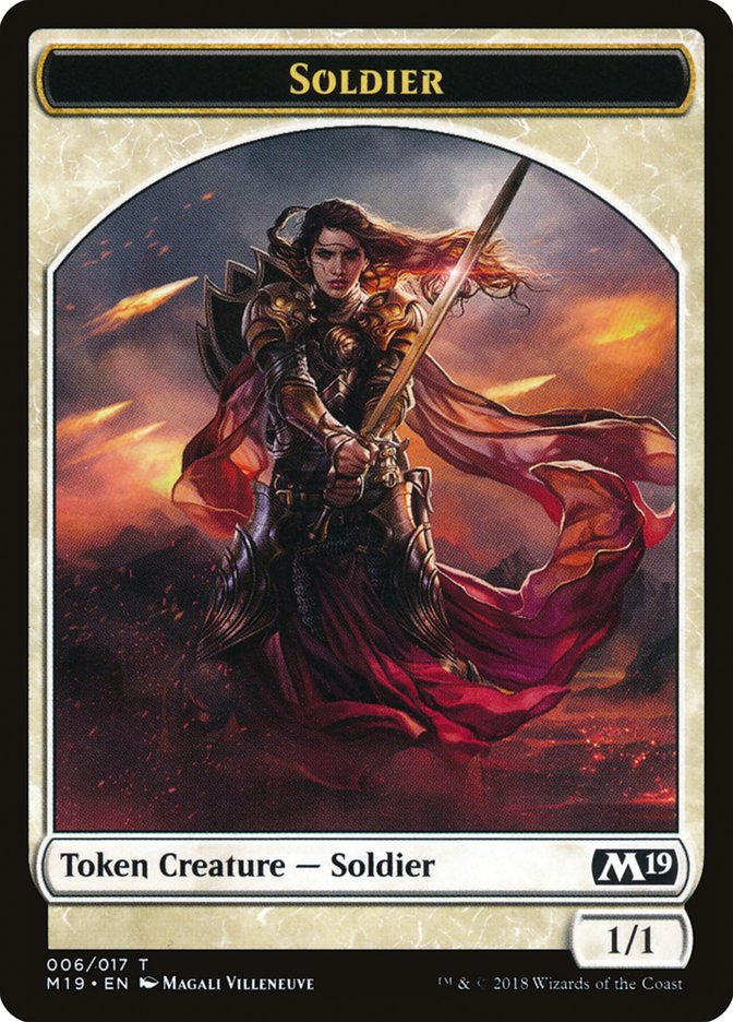 Soldier [Core Set 2019 Tokens] | Tabernacle Games