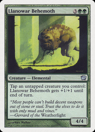 Llanowar Behemoth [Ninth Edition] | Tabernacle Games