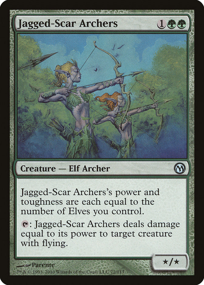 Jagged-Scar Archers [Duels of the Planeswalkers] | Tabernacle Games