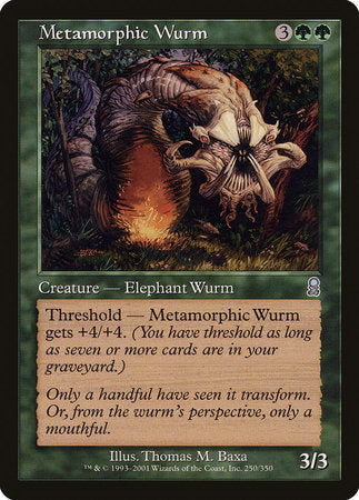 Metamorphic Wurm [Odyssey] | Tabernacle Games