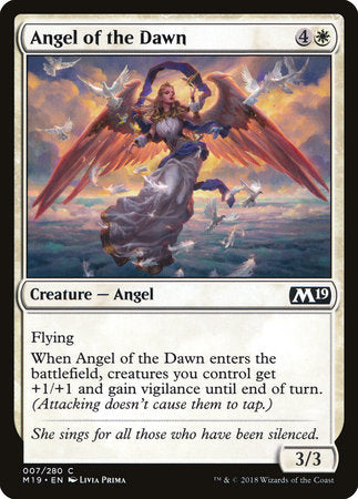 Angel of the Dawn [Core Set 2019] | Tabernacle Games