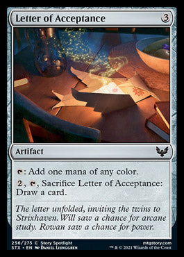 Letter of Acceptance [Strixhaven: School of Mages] | Tabernacle Games
