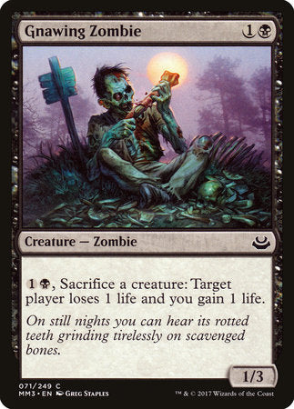 Gnawing Zombie [Modern Masters 2017] | Tabernacle Games