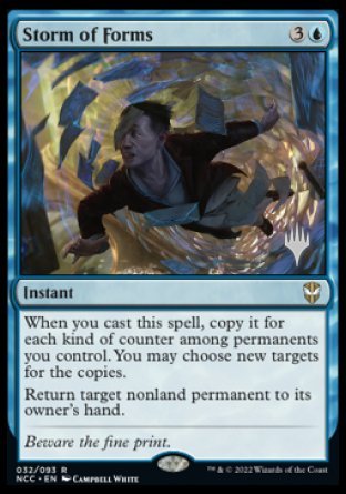 Storm of Forms (Promo Pack) [Streets of New Capenna Commander Promos] | Tabernacle Games