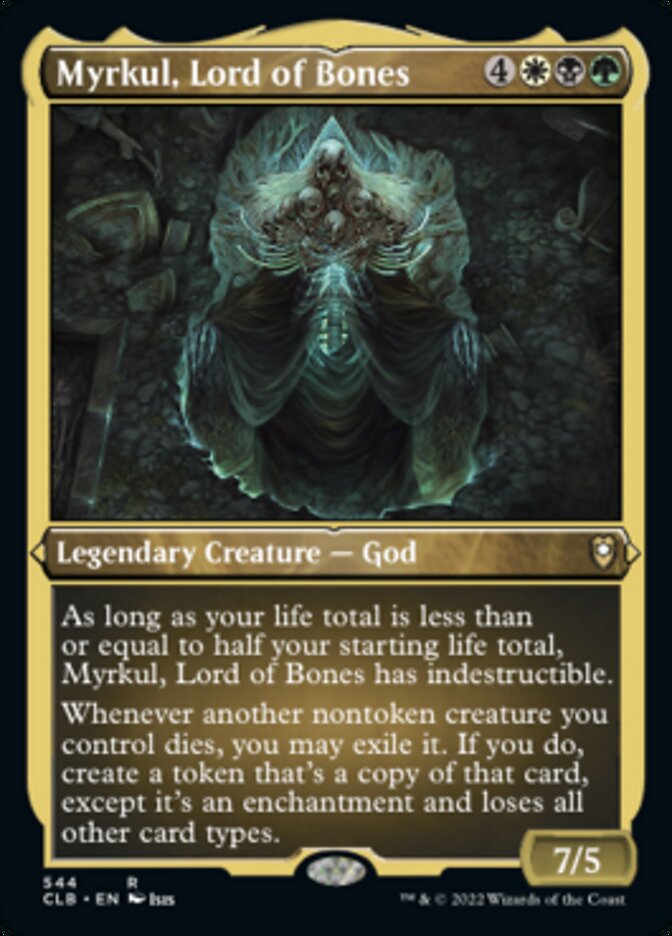 Myrkul, Lord of Bones (Foil Etched) [Commander Legends: Battle for Baldur's Gate] | Tabernacle Games