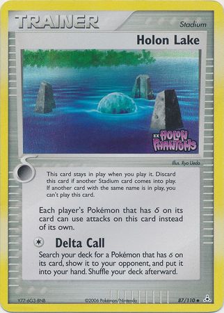 Holon Lake (87/110) (Stamped) [EX: Holon Phantoms] | Tabernacle Games