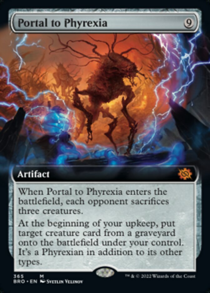 Portal to Phyrexia (Extended Art) [The Brothers' War] | Tabernacle Games