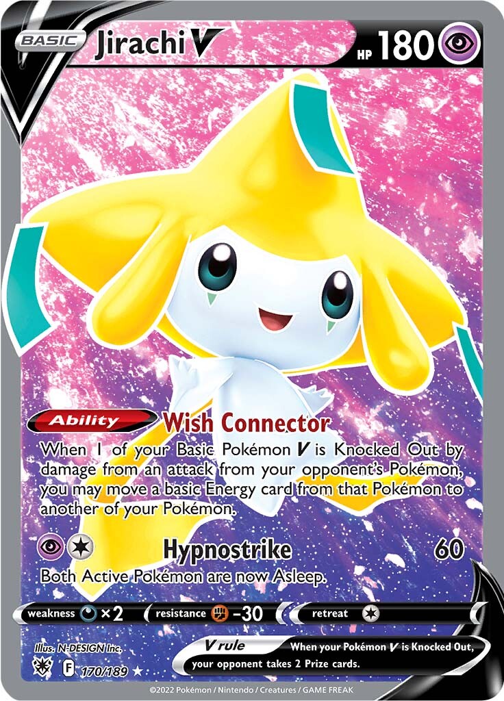 Jirachi V (170/189) [Sword & Shield: Astral Radiance] | Tabernacle Games