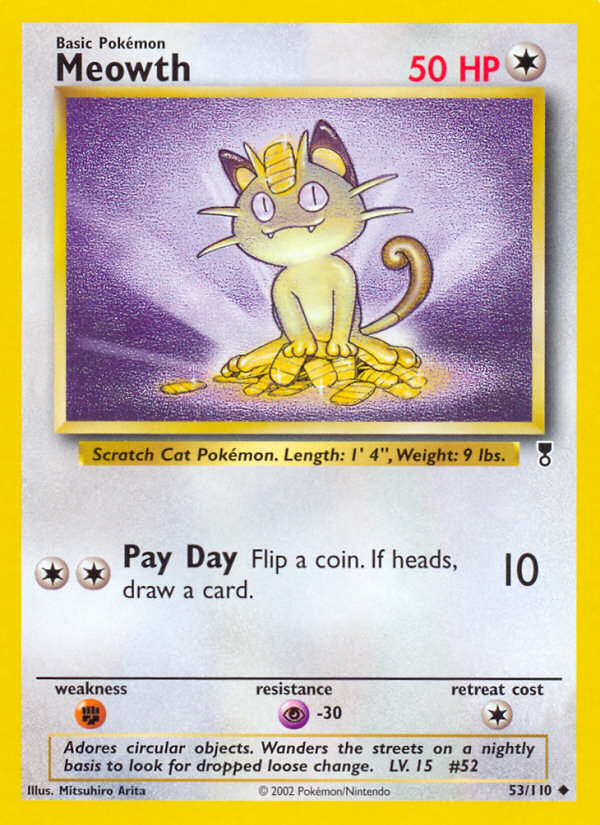 Meowth (53/110) [Legendary Collection] | Tabernacle Games