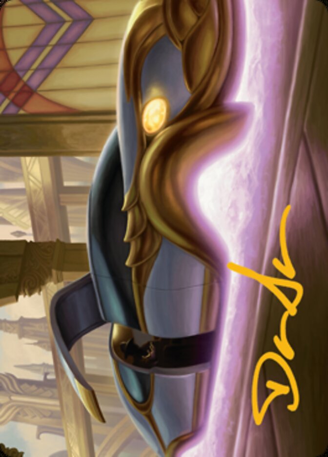 Mysterious Limousine Art Card (Gold-Stamped Signature) [Streets of New Capenna Art Series] | Tabernacle Games