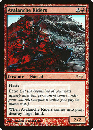 Avalanche Riders [Friday Night Magic 2004] | Tabernacle Games