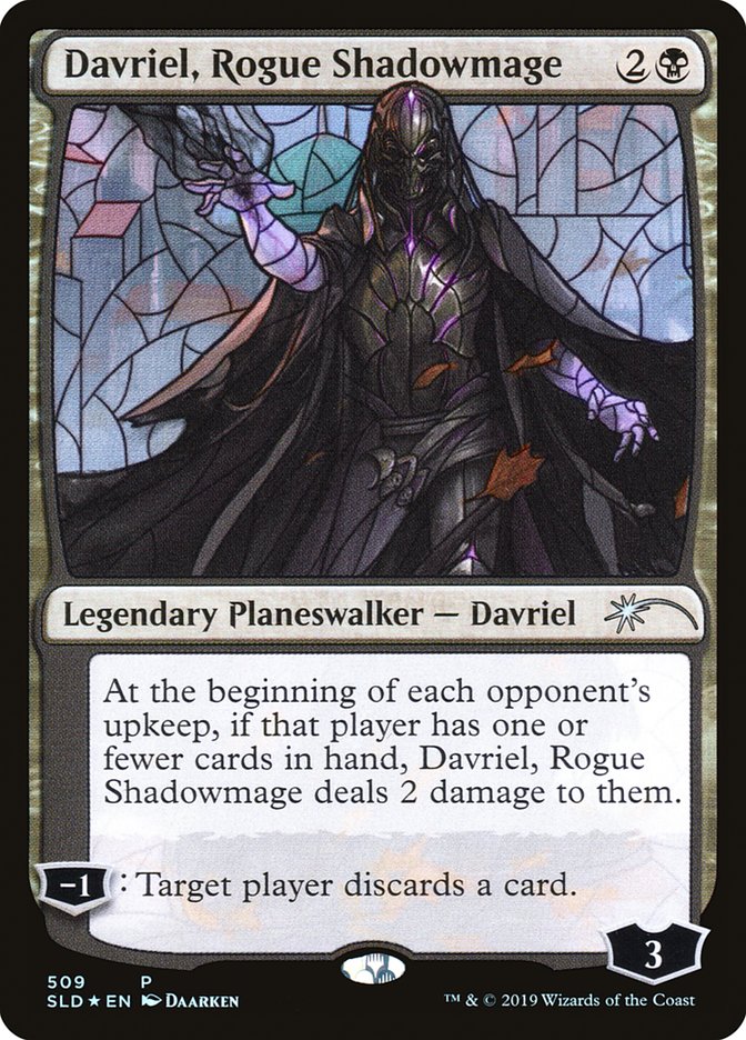 Davriel, Rogue Shadowmage (Stained Glass) [Secret Lair Drop Promos] | Tabernacle Games
