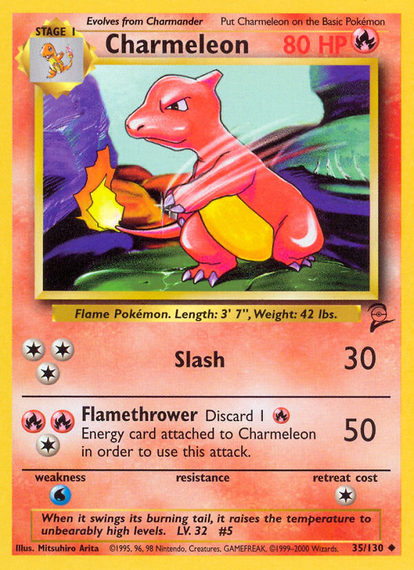 Charmeleon (35/130) [Base Set 2] | Tabernacle Games