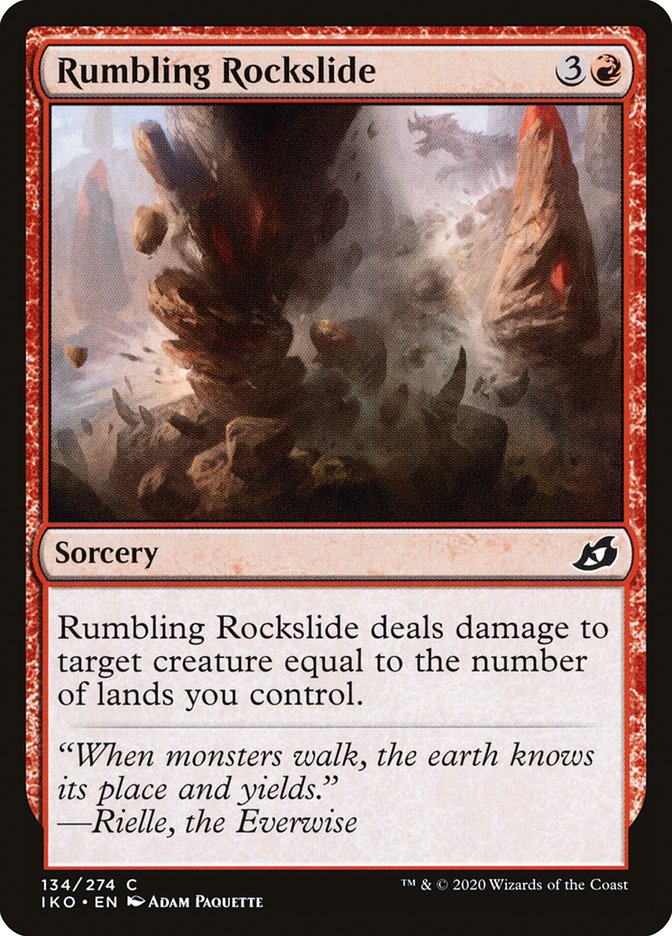 Rumbling Rockslide [Ikoria: Lair of Behemoths] | Tabernacle Games