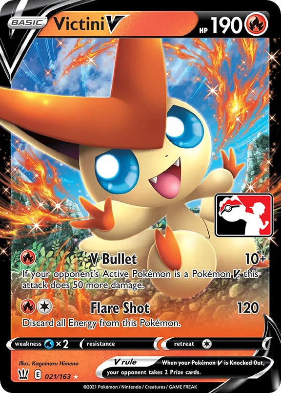 Victini V (021/163) [Prize Pack Series One] | Tabernacle Games