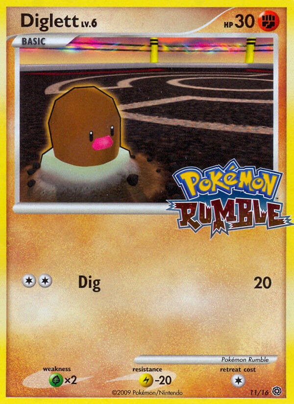 Diglett (11/16) [Pokémon Rumble] | Tabernacle Games