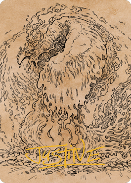 Nemesis Phoenix Art Card (Gold-Stamped Signature) [Commander Legends: Battle for Baldur's Gate Art Series] | Tabernacle Games