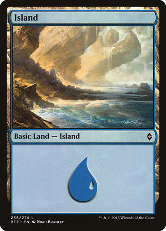 Island (255) [Battle for Zendikar] | Tabernacle Games