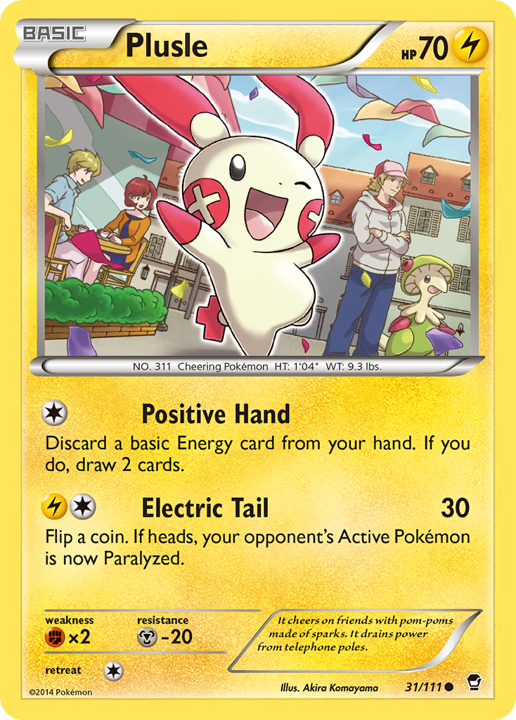 Plusle (31/111) [XY: Furious Fists] | Tabernacle Games