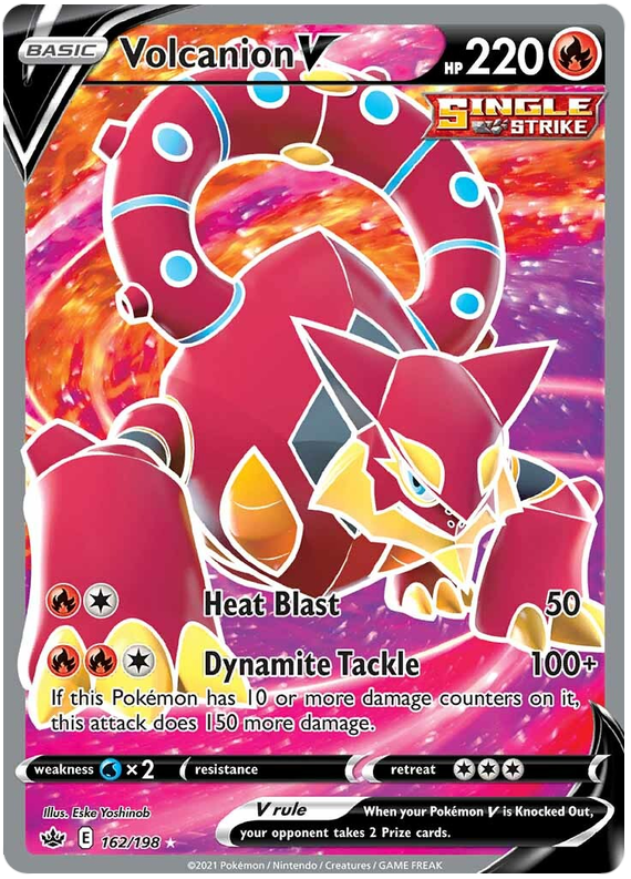 Volcanion V (162/198) [Sword & Shield: Chilling Reign] | Tabernacle Games