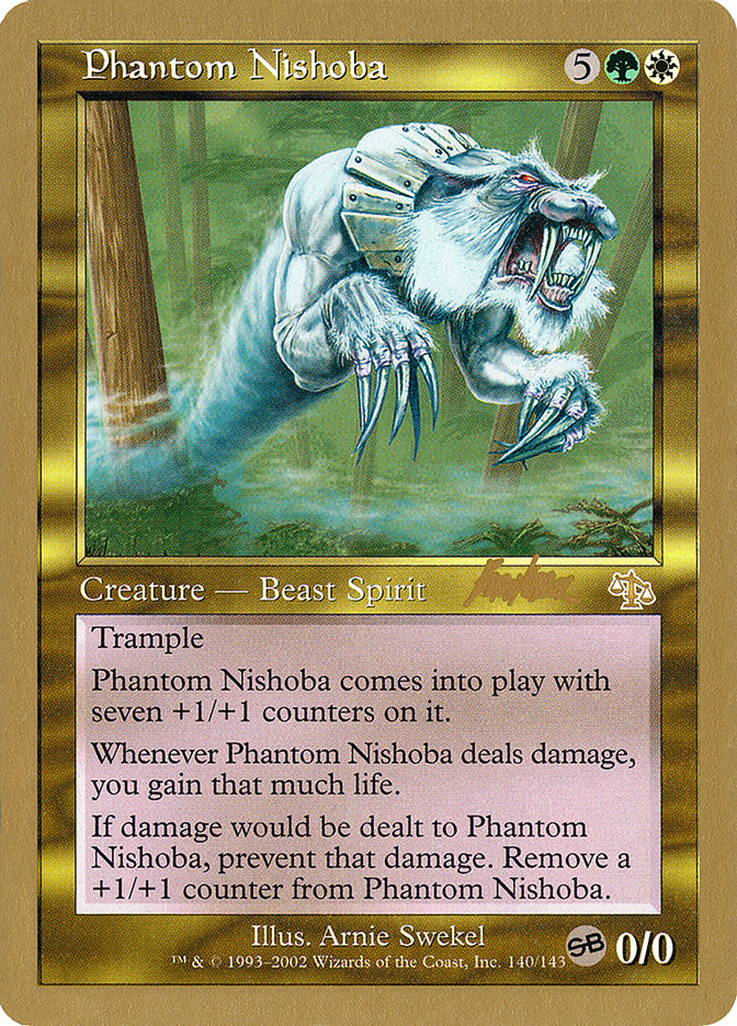 Phantom Nishoba (Brian Kibler) (SB) [World Championship Decks 2002] | Tabernacle Games