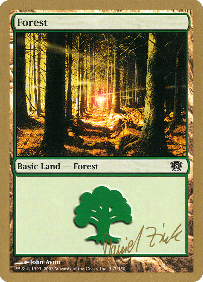 Forest (dz347) (Daniel Zink) [World Championship Decks 2003] | Tabernacle Games